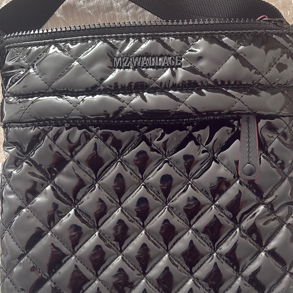 MZ Wallace Black Quilted Crossbody Bag - Picture 4 of 5